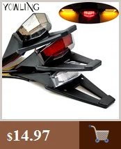 Motorcycle Turn Signal Signals Light Taillight Flexible 12 LED Indicators Blinkers Flashers for Honda GROM MSX125 MT-09 Z800 R3