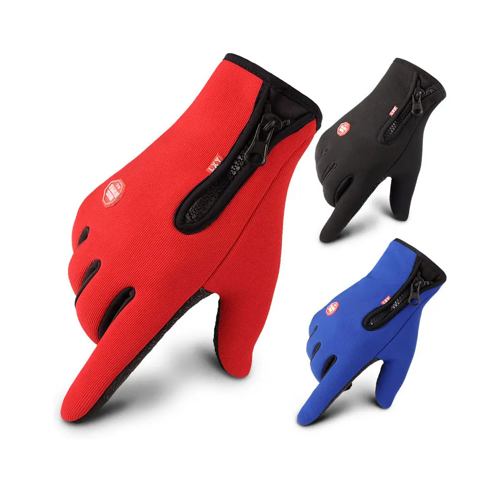 

Outdoor Running Hiking Gloves Tounch Screen Wear-resistant Anti-skid Gloves Cycling Sports Gloves Mittens for Men Women Black