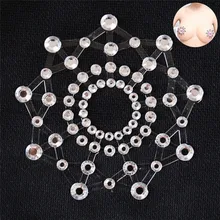 Самоклеющиеся Tepel соска крышка многоразовые Pezon Pasties искушение соски CoversTransparent груди бюстгальтер в форме лепестков аксессуары для женщин