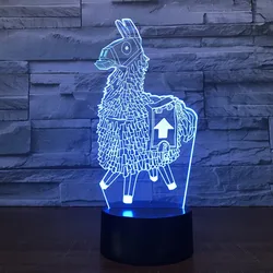 3D Night light Home Atmosphere Decor Game Series Alpaca Llama Night Light 7Color Table Lamp Child Birthday Holiday Gift 3D Night light Home Atmosphere Decor Game Series Alpaca Llama Night Light 7Color Table Lamp Child Birthday Holiday Gift