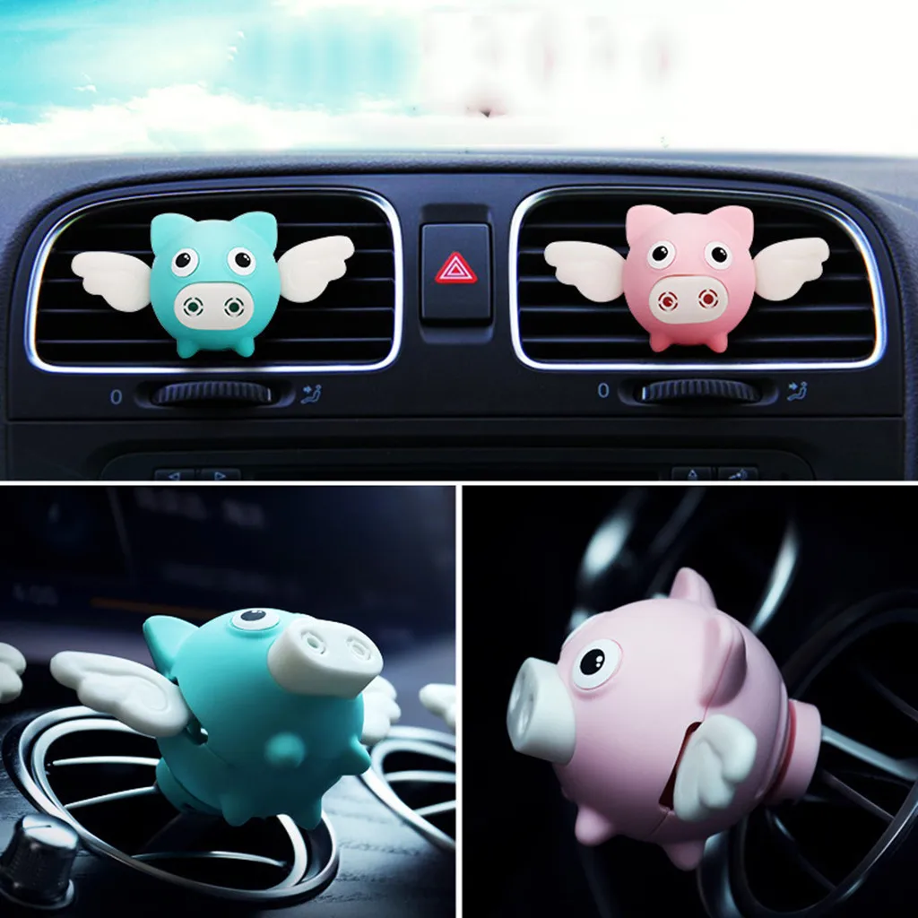 Прекрасный Flying Pig автомобильный освежитель воздуха на выходе Духи клип Арома диффузор Декор автомобильный освежитель воздуха ambientador Кош# P6