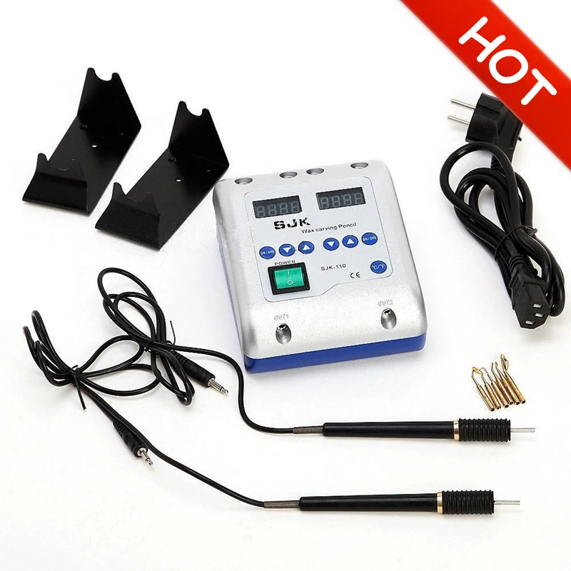 

Dental Lab Electric Waxer Carving Knife Contain 6 Wax Tips+2 Pens/Pot Hot Sale