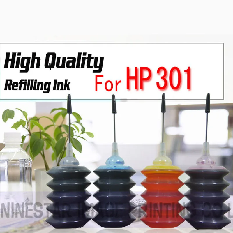 120 мл для HP 301 301XL набор чернил качественный Черный чернильный картридж NS14 |