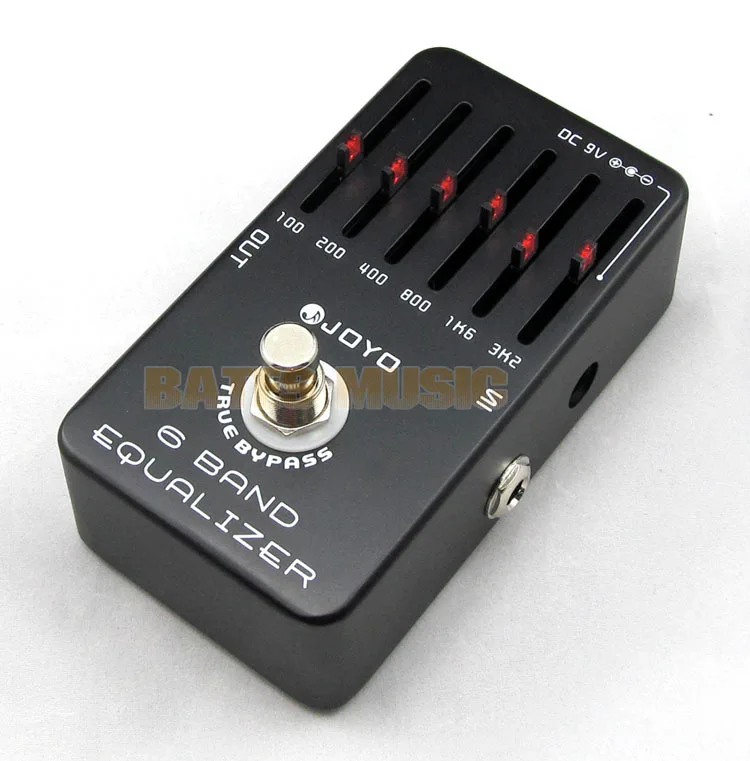 JOYO JF 11/педальный эквалайзер для гитарных эффектов с 6 полосами EQ электрические
