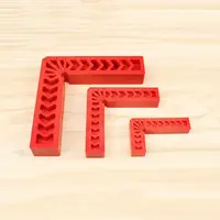 זווית ישרה 5pcs / סט 3 "/ 4" / 6" כלים לעיבוד עץ שליט מלחציים זווית ישרה כיכר Clamping L Shape (2)