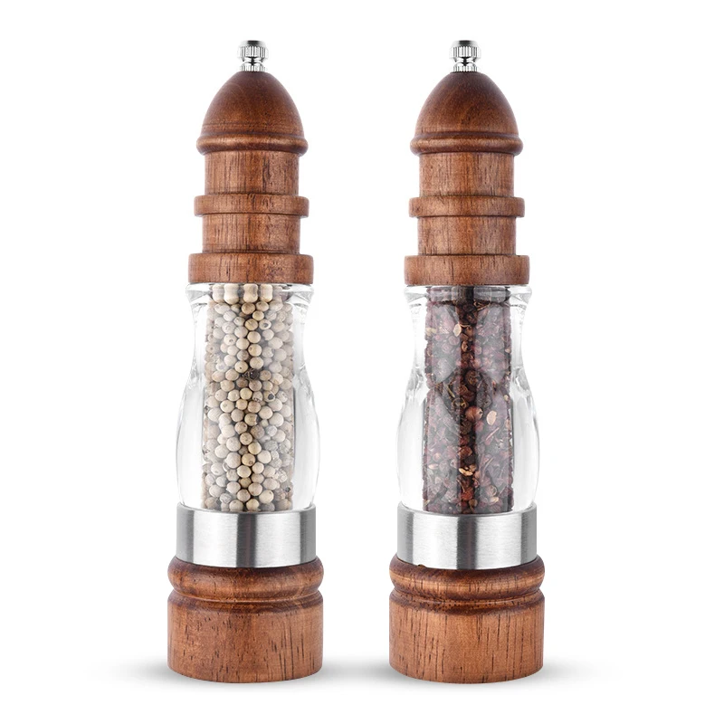 

Manual Pepper Mill Salt And Pepper Grinder Kitchen Accessories Kitchen Gadgets