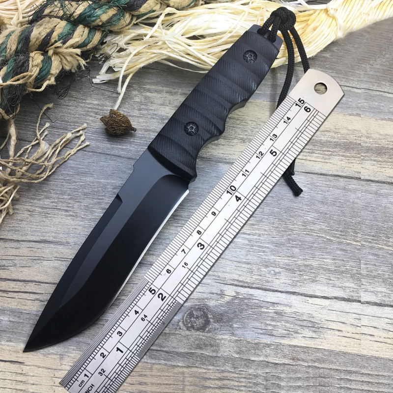 new Full Tang Fixed Blade Knife,440A Steel Outdoor Tactical Knife