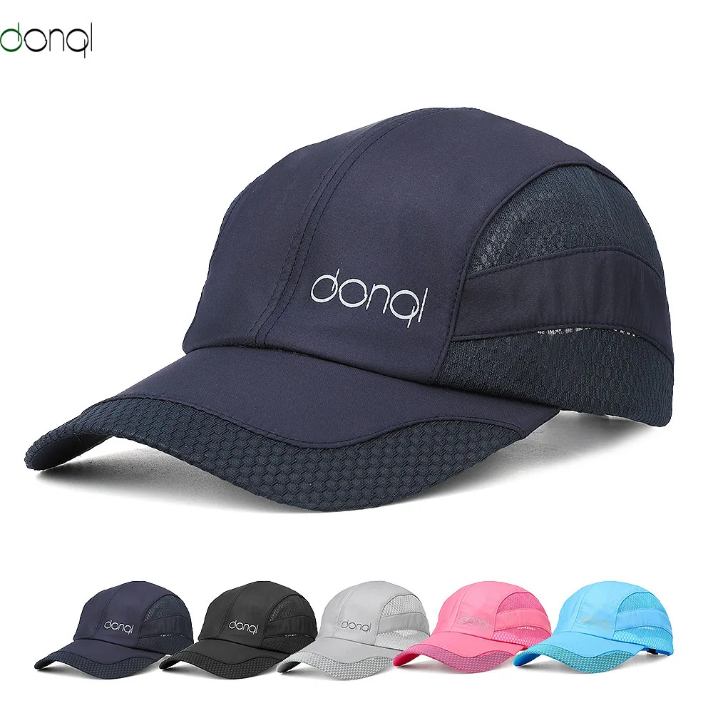 

Unisex Men Women Summer Fishing Cap Outdoor Hiking Camping Hat Sunshade Sun protection Black/Blue Breathable Mesh Baseball Cap