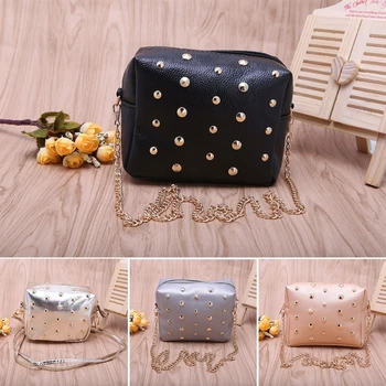 

Top Quality Women Small Mini Rivet Crossbody Bags Shoulder Bag Tote Purse Handbag Messenger