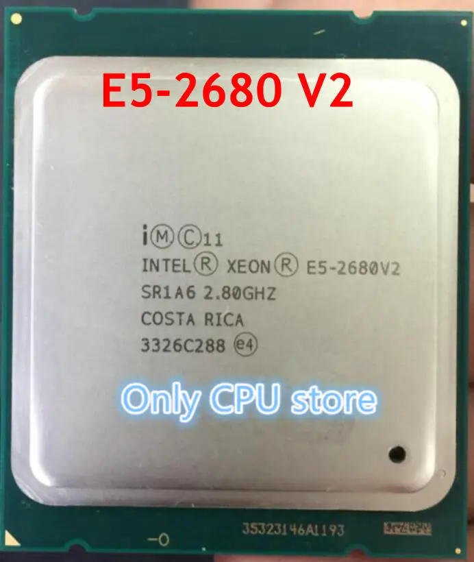 Процессор Intel Xeon E5-2680 V2 CPU 2 8 LGA 2011 SR1A6 Ten E5-2680V2 ядер серверный процессор e5-2680 E5 2680V2 |