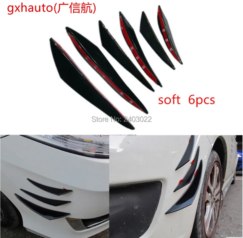 

Seat Leon Car Body Front Bumper Lip Splitter Spoiler Kits black/ carbon fiber Seat Leon Fr Supercopa1 set /6pcs