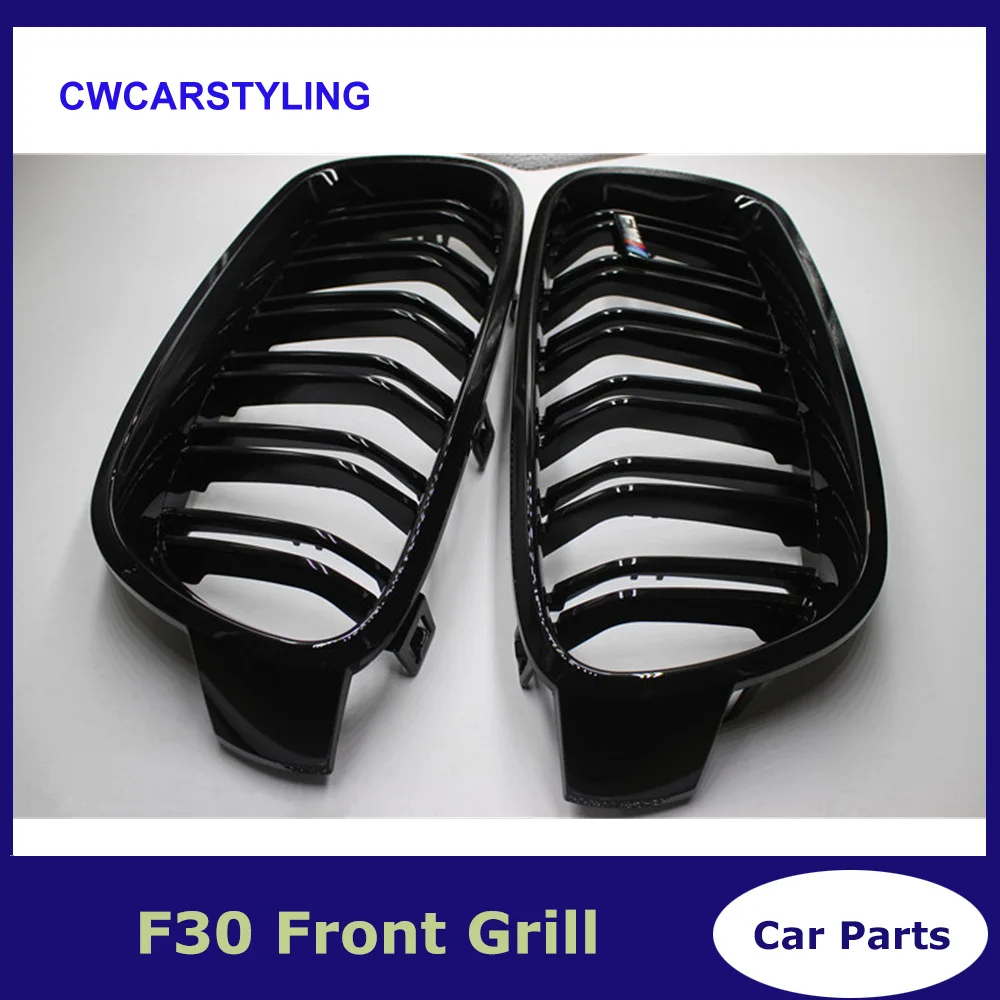 

F30 M3 style grill black kidney grille styling M Performance bumper grid for BMW 3 Series 2012 + F30 F31 F35 316i 318d 320i 325d