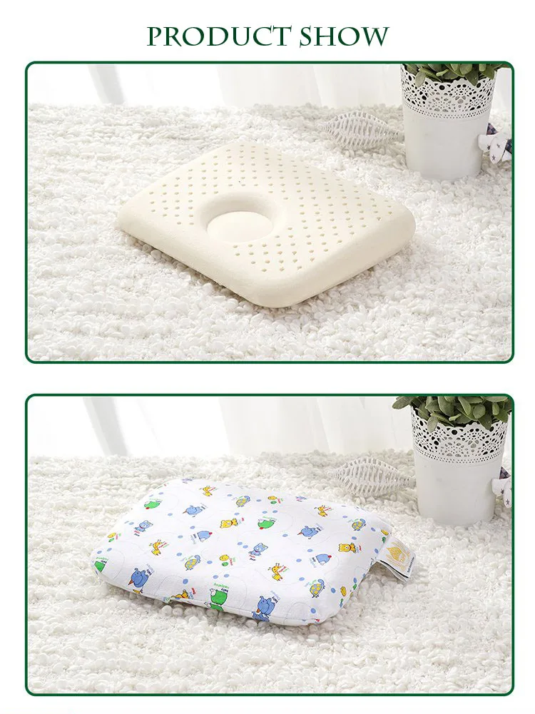 RAMA DYMASTY высокого качества натуральный латекс Детские подушки для шеи