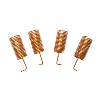 

(50pcs/lot) SW433-TH10 Small Short Spring Antenna Copper Color 433MHz Copper spring antenna