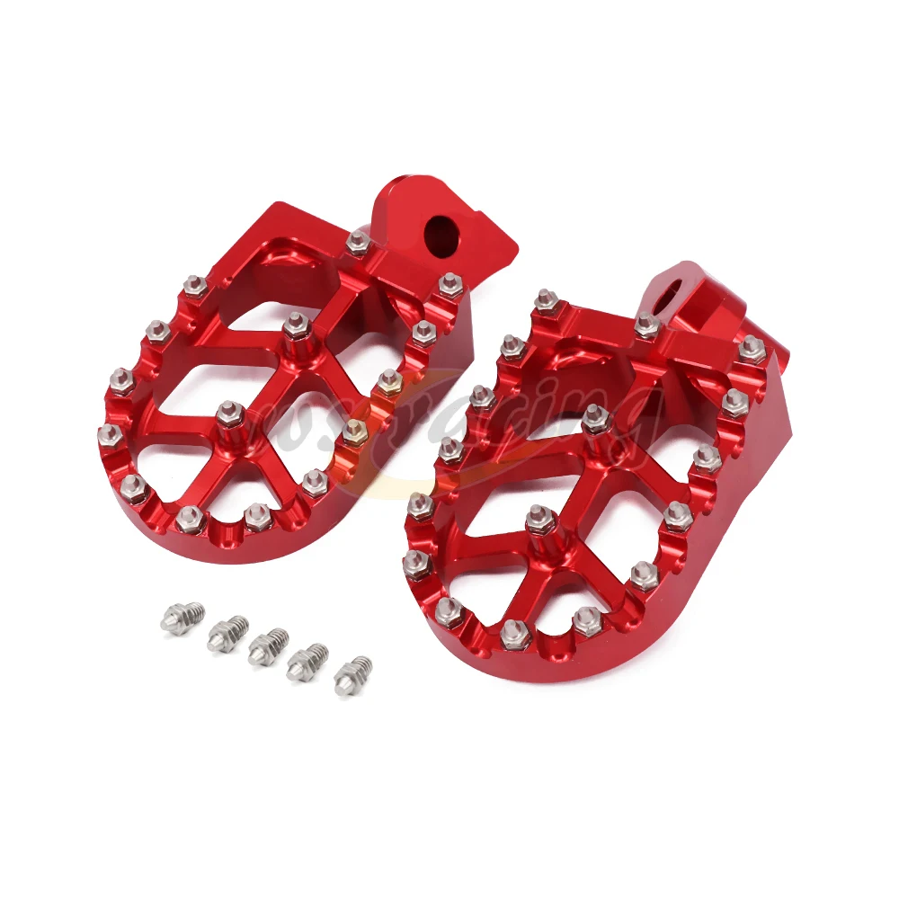 Мотоцикл заготовка MX широкие подножки педали для HUSQVARNA CR SM WR SMS WRE TC TE TXC TXCi 50 65 125 150 250 300 310