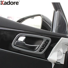 Для Kia Sorento ABS матовая накладка на внутреннюю дверную ручку Накладка защита для автомобиля Стайлинг наклейка аксессуары для интерьера