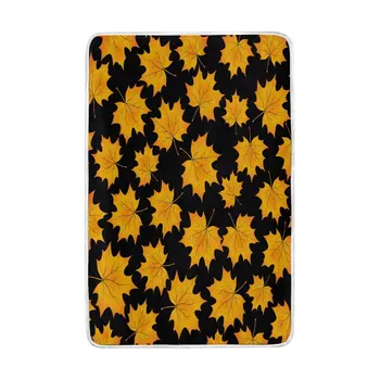 

Autumn Leaf Maple Leaf Blanket Soft Warm Cozy Bed Couch Lightweight Polyester Blanket