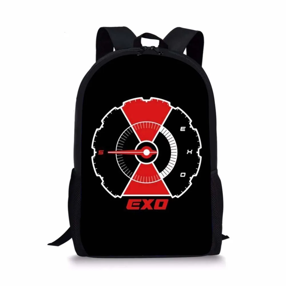 

noisydesigns 2018 exo tempo backpack comeback Pencil bag Children School Bags for Teenagers Girls School bag cross body bag