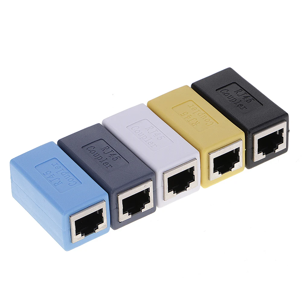 RJ45 CAT5 Coupler Network Cable Joiner LAN Straight Adapter