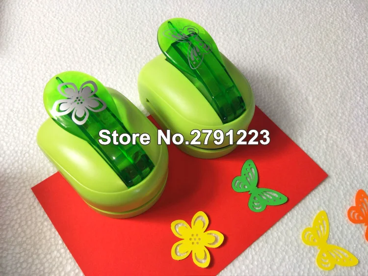 

2PCS Large Craft Punches Butterfly Flow Paper Puncher Handmade DIY tools Scrapbook Embossing device Printing Card Cutter