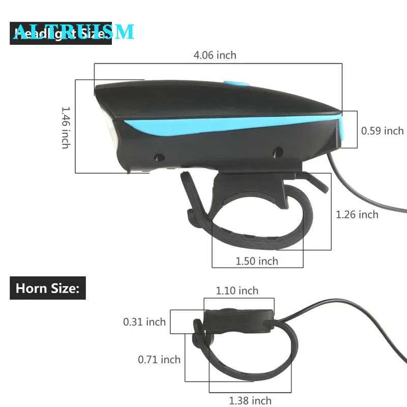 Best ALTRUISM Bike Light Head LED Flashlight with Bell Luces Multifunction Cycle Lamp MTB Road Cycling Headlight Bicycle Accessories 3 Best ALTRUISM Bike Light Head LED Flashlight with Bell Luces Multifunction Cycle Lamp MTB Road Cycling Headlight Bicycle Accessories 3