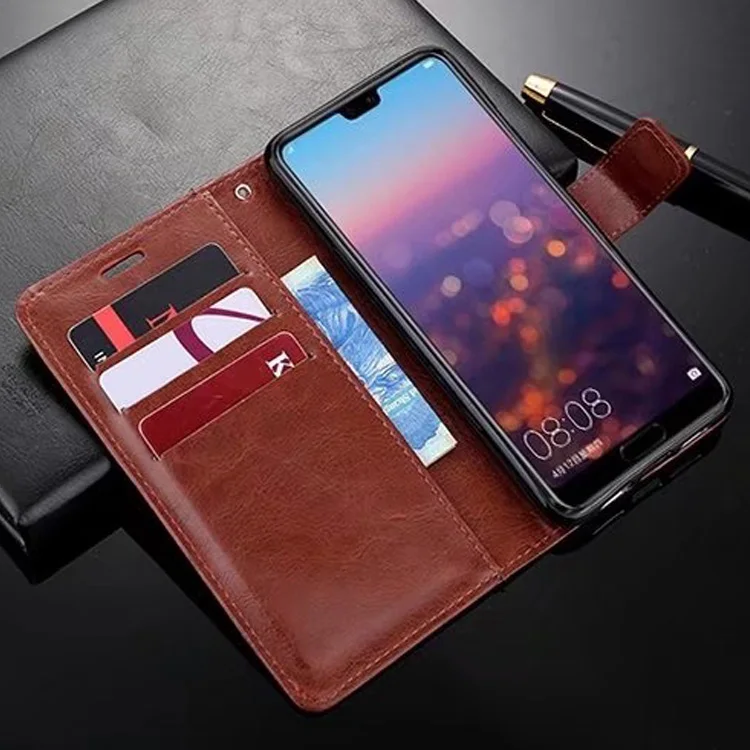 Luxury Leather Flip Wallet Telefoon Hoesjes Case For Huawei P20 P20 Pro