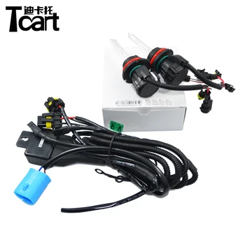 

Tcart Car Light Accessories hid relay harness hid xenon kit H/L H13 9004 9007 H4 controller wire cable