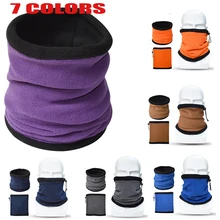 Шапка, шапка, теплая флисовая уличная маска для шеи, шарф, мотоциклетная Балаклава, спортивная зимняя Лыжная маска