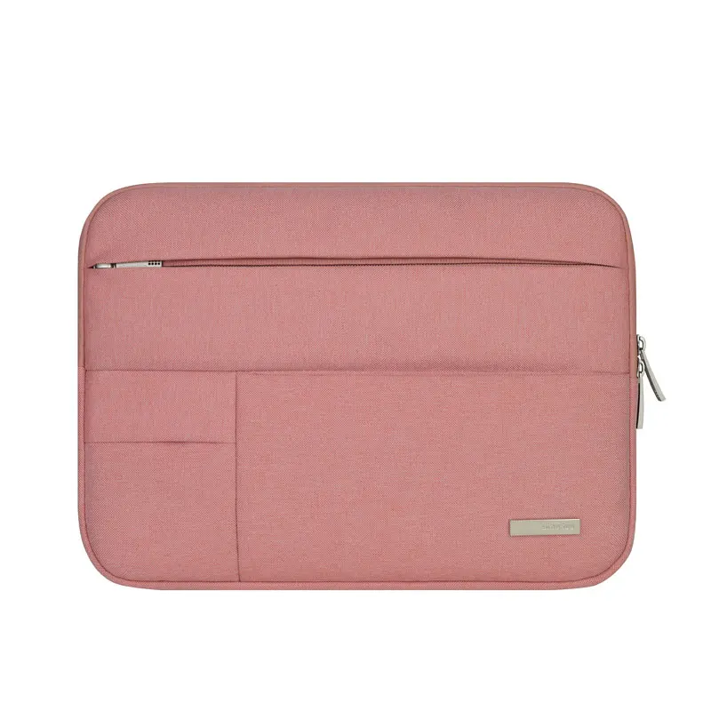 Новая сумка для ноутбука 11,6, 12,5, 13,3, 14, 15,6 дюймов, сумка через плечо, чехол для ноутбука Dell, Asus, acer, Hp, lenovo, Xiaomi, водонепроницаемая сумка - Цвет: Pink Sleeve