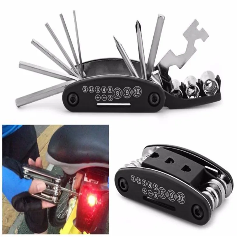 

New 15 in 1 Multi-function Bicycle Repair Tool Set Cycling Necessary Repair Tool Bicycle Accessories High Quality Feb 21