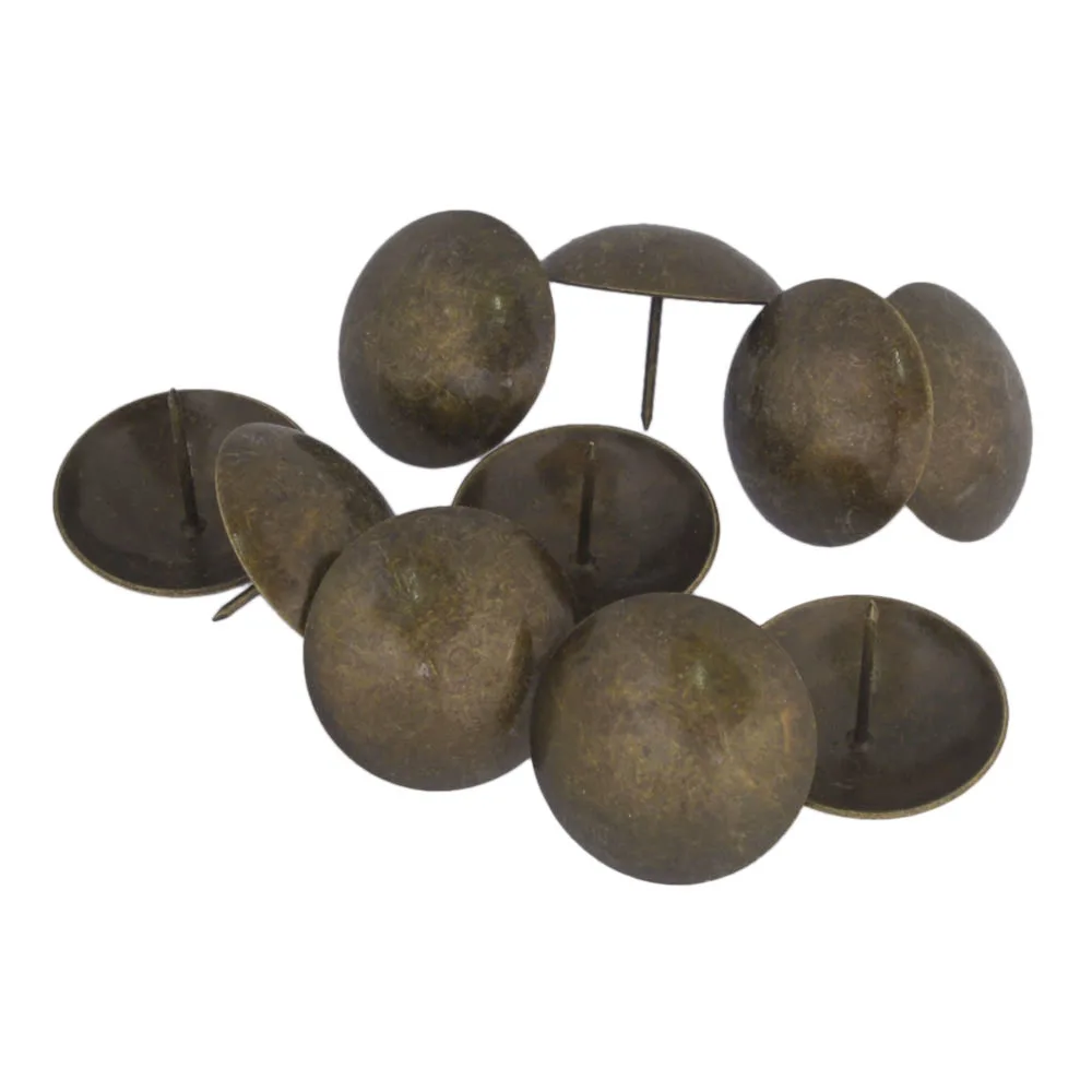 Replacement 44 X 34mm Bronzy Antique Upholstery Nails Tacks Studs Thumb