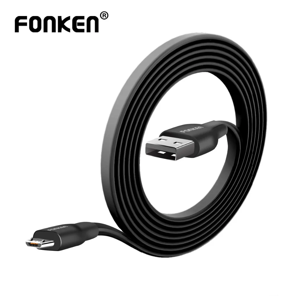 FONKEN Лапша USB кабель Micro usb кабель для зарядки 3A Макс быстрое зарядное устройство Шнур для power Bank портативные Красочные Кабели для мобильных телефонов