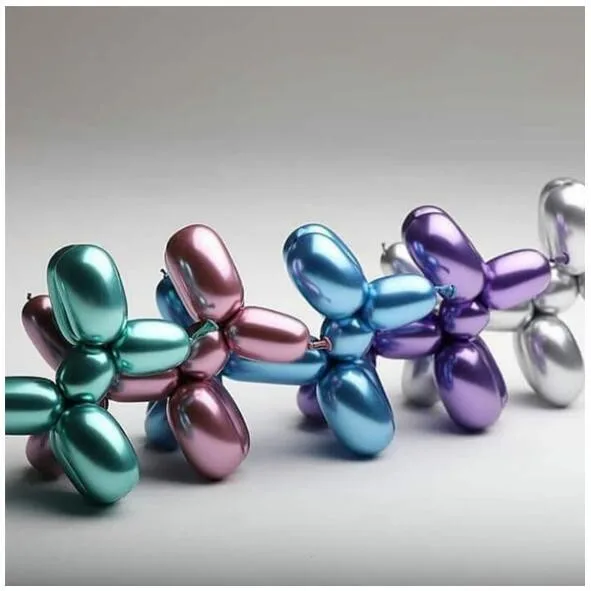 

10pcs High Quanlity Chrome Metal Long Balloons Thick Chrome Metallic Colors Inflatable Air Ball Globos Birthday Party Decoration