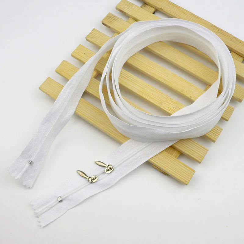 

3Pcs 100/150/200CM Long Zippers DIY Nylon Quilt Sleeping Bag Double Sliders Zips Tailoring Accessories Textile Sewing Tools