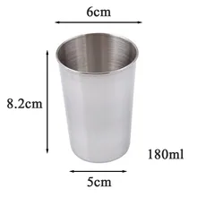 

30-320ml Stainless Steel Cup Mug Drinking Beer Tea Coffee Camping Fishing Travel
