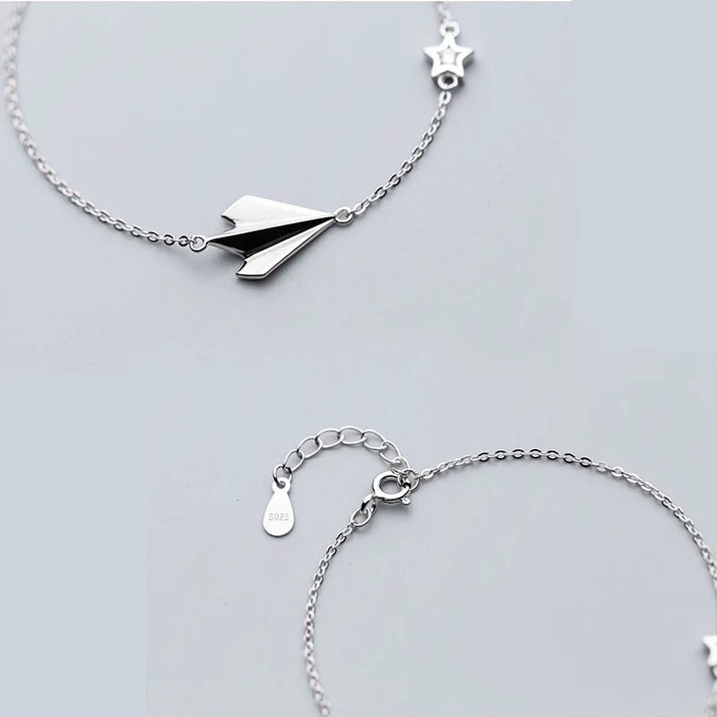 La MaxZa самолет звезда модные ювелирные изделия для женщин s аксессуары звено цепи браслеты для женщин 925 пробы серебряный браслет тренд