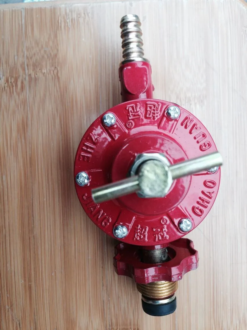 Liquefied petroleum gas tank pressure valve dedicated the stove over
