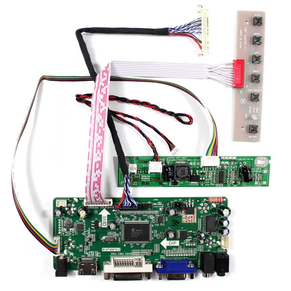 HDMI VGA DVI input LCD Controller Board Work For 18.5inch 1366x768 LTM185AT04 M185BGE-L10 M185BGE-L22 LCD Panel