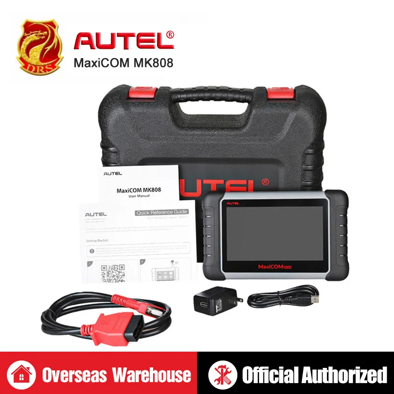 

Autel MaxiCOM MK808 Automotive Diagnostic Scanner with IMMO/EPB/SAS/BMS/TPMS/DPF Service Code Reader Seven-inch Touchscreen Andr