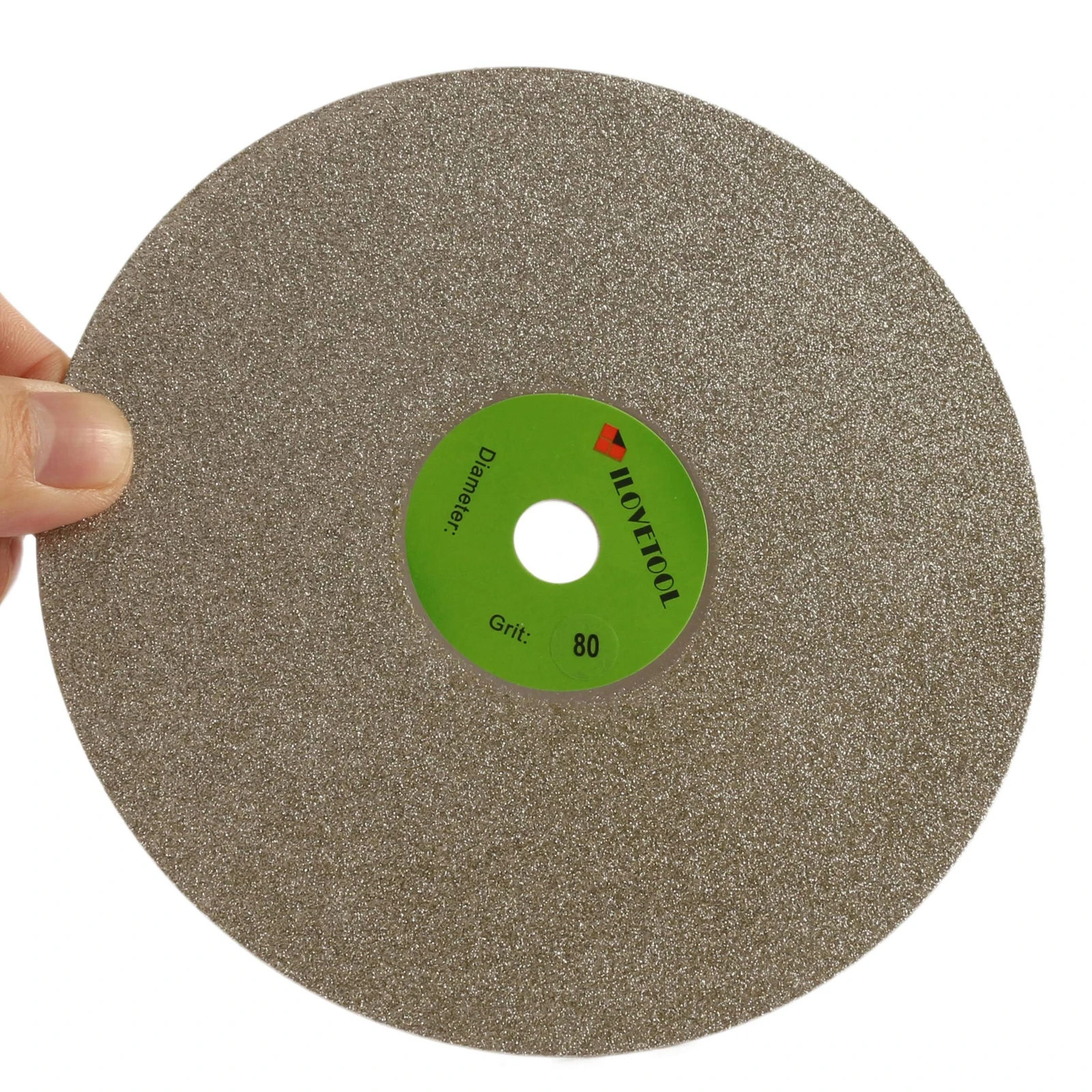 5" inch 125mm Grit 80-3000 Diamond Coated Flat Lap Disk Grinding Disc Wheel Gems ILOVETOOL