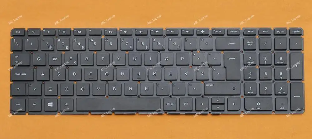 Португальский Teclado клавиатура для hp 250 G4 255 G4 256 G4 ноутбука черный, без рамки