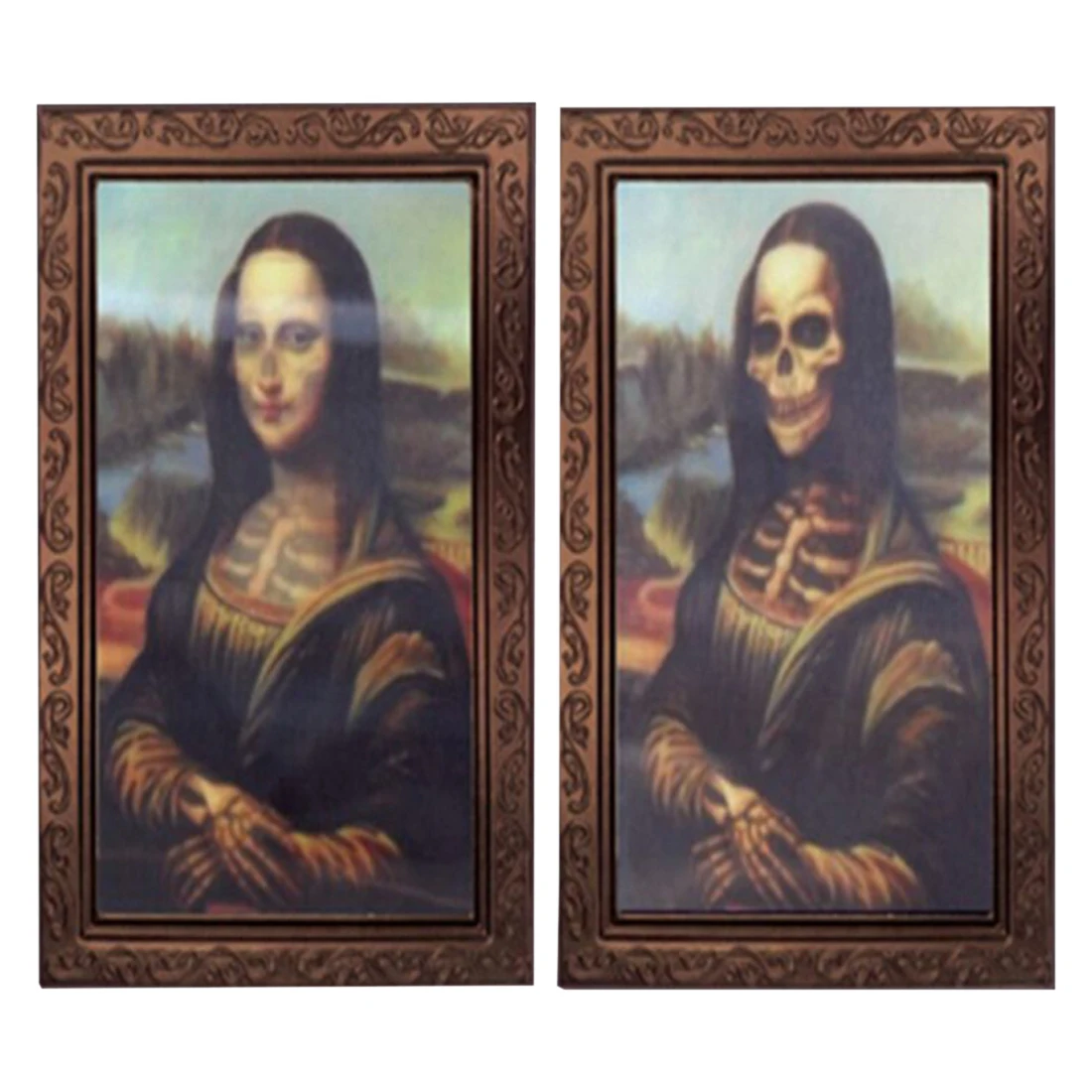 

Halloween Horror 3D Changing Face Picture Frame Haunted Spooky Halloween Theme Party Suppliers Decoration Accesoires Hot Sale
