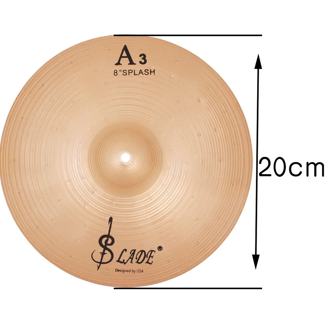 BMDT-SLADE медный сплав Crash Cymbal барабанный набор прочный медный сплав Cymbal для ударных инструментов игроков начинающих