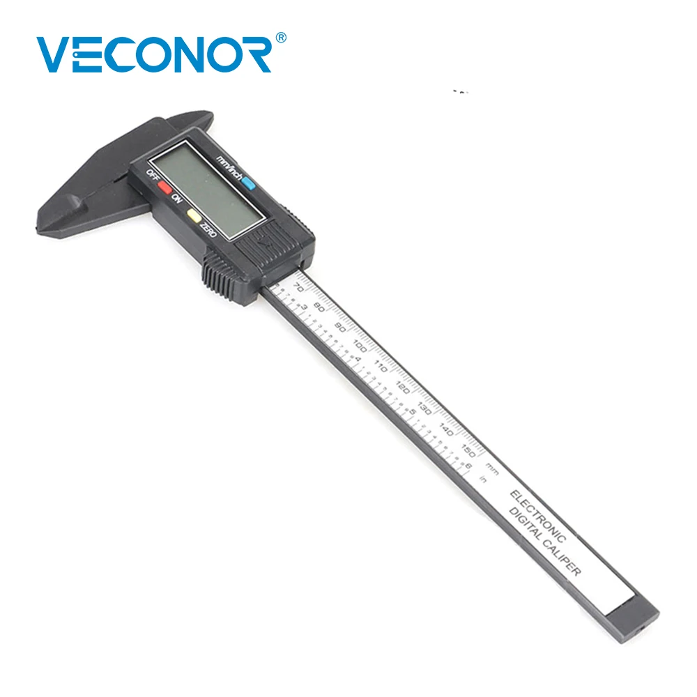 

1 Piece 0-150mm Digital Caliper High Accuracy Vernier Caliper Measurement Gauge Tool For Multifunctional Use Color Randomly