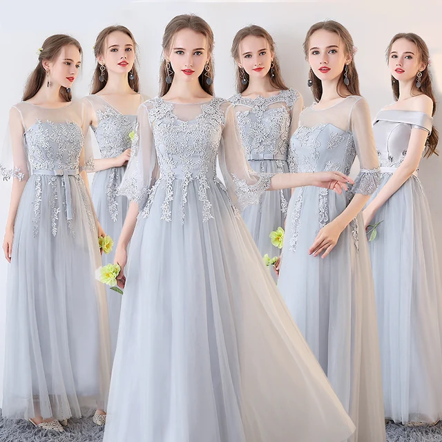 Embroidered Bridesmaid Dresses