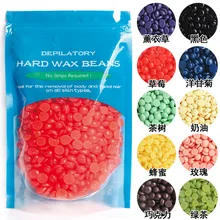 100 г/шт. 10 ароматизатор для удаления волос воск бобы воск для депиляции в гранулах Твердые восковые бобы женский удаление волос без полосы депиляцион cera