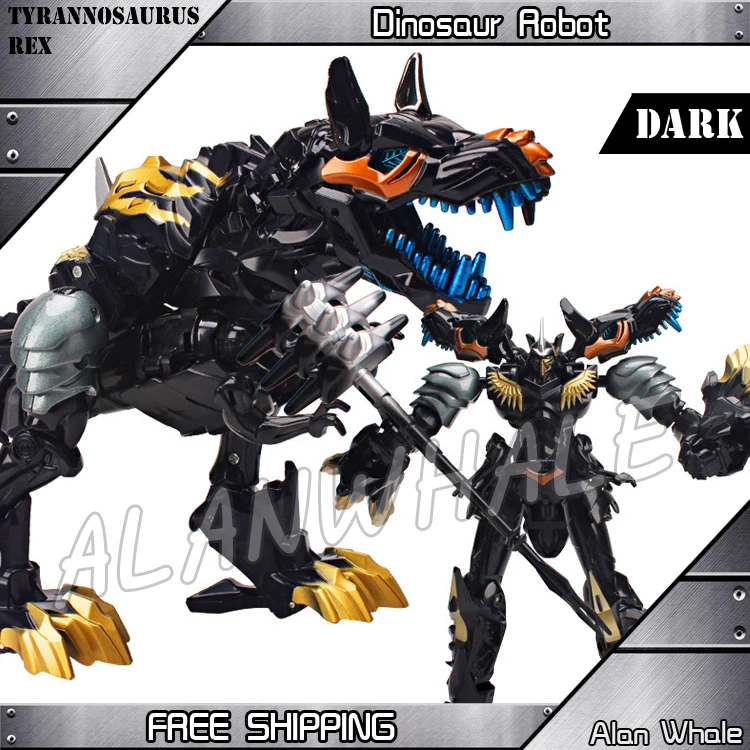 Dark Dinosaur Mechanical tyrannosaurus rex Transformation Alloy ABS