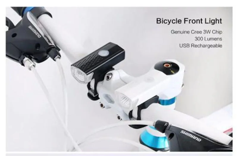 Excellent 3 Light Modes Strap Rechargeable USB Led Bike Waterproof Front Lamp Super Bright Bicycle Light Headlight &Taillight Set 7 Excellent 3 Light Modes Strap Rechargeable USB Led Bike Waterproof Front Lamp Super Bright Bicycle Light Headlight &Taillight Set 7