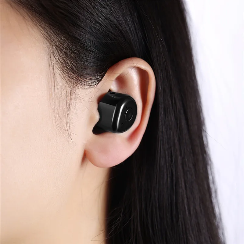 M J T1 2 Pcs Bluetooth Earphone True Wireless Stereo Headset Support TWS Smart Noise Reduction With Mic For Iphone X Samsung