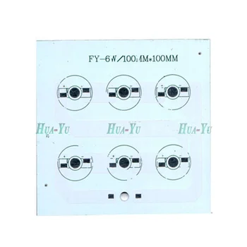 

10pcs 6W 9W 18W 27W 100x100mm aluminum plate base for 1W 3W leds, led heat sink board for floodlight, downlight, spotlight etc